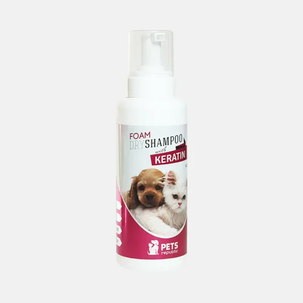 Dry Foam Shampoo with Keratin for Pets 520ml