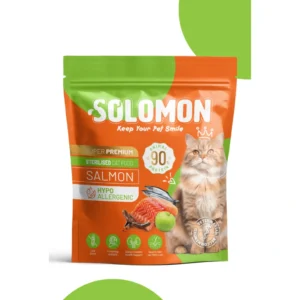 SOLOMON STERILISED ADULT CAT FOOD WITH SALMON 1.5kg